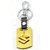Faynci Premium Quality Metallic Swinging Suzuki Logo Keychain with Chrome Metal Locking Key chain