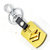 Faynci Premium Quality Metallic Swinging Suzuki Logo Keychain with Chrome Metal Locking Key chain