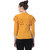BuyNewTrend Women's Yellow Solid Round Neck Crepe Tunics