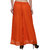 BuyNewTrend Orange Pink Plain Georgette Palazzo Pant For Women (Pack of 2)