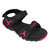 Asian Italic-03 Black Red Stylish Sandals For Men