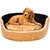 Moodmax Ultra Soft Highly Durable ( Round ) Velvet Sofa-Style Bed For Dogs And Cats Size- XX-Large