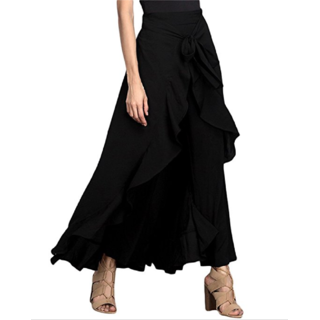 ruffle palazzo skirt with top