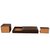 ZINT BROWN PURE LEATHER MULTI COMPARTMENT PEN STAND/HOLDER OFFICE ORGANIZER DESK ACCESSORY