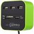 techdeal All In One COMBO 3 Port With Multi Card Reader USB Hub ( Green)