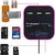 techdeal All In One COMBO 3 Port With Multi Card Reader USB Hub ( Pink)