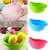Plastic Grains  Vegetables Washing Bowl  Strainer ( Multi color )
