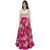 Women Wed Pink Color Flower Embroidered Semi Stitched Women's Lehenga Choli .