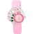 The Shopoholic Analog Pink Plastic Belt Watch For Girls-Stylish