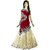 Bolly Lounge Princess Baby Girls Birthday Party wear Red Velvet Semi-Stitched gown (Baby Girl 8-12 YearFree Size)