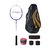 Li-Ning Combo of XP707 Badminton Racquet Kit Bag Grip  2 Other Items