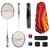 Li-Ning Combo of XP80 Badminton Racquet 2 Pcs Kit Bag Grips  3 Other Items