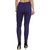 BuyNewTrend Purple Maroon Plain Full Length Woolen/Winter Legging For Women