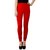 BuyNewTrend Red Yellow Cotton Legging For Women-Pack of 2