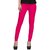 BuyNewTrend Black Pink Beige White Cotton Legging For Women-Pack of 4