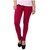 BuyNewTrend Black White Red Purple Magenta Cotton Legging For Women-Pack of 5