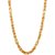 Combo of 2 Brass Gold Plated 20' Inches Chain Combo for Men by Sparkling Jewellery