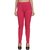 BuyNewTrend Royal Pink Plain Full Length Woolen/Winter Legging For Women