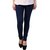 BuyNewTrend Black Navy Green Maroon Yellow Cotton Legging For Women-Pack of 5