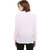 BuyNewTrend White Cotton Rayon Top For Women