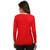 BuyNewTrend Red Woolen Sweater/Pullover For Women