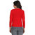 BuyNewTrend Red Full Sleeve Woolen Sweater For Women