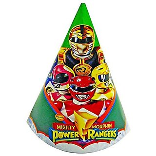 Buy Mighty Morphin Power Rangers Birthday Party Hats - 8pk. Online ...
