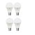 PNP ultra 9watt LED B22 Cool Daylight Bulb (Cool Day Light,Pack Of 4)