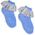 Tumble Blue Ankle Length Frill Socks
