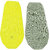 Neska Moda Kids 2 Pair Cotton Light Green Yellow Loafer Socks For 2 To 4 Years SK433