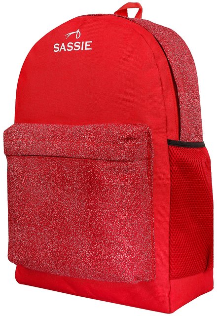 SASSIE Polyester 31 litres Backpack (Red) in Latur at best price by SKY  Mart - Justdial