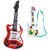 New Pinch Combo of Music and Lights Guitar Toy ( Big Red) with mini musical Guitar for kids  (Multicolor)