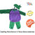 Brinjal Costume for Kids fancy dress costume vegetable costume outfit