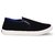 Weldone Black Slip on Canvas Air Mix Sneakers/Casual Shoes For Men