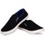 Weldone Men's Black Slip on Canvas Air Mix Sneakers/Casual Shoes