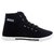 Weldone Black Lace-up Canvas Air Mix Sneakers/Casual Shoes For Men