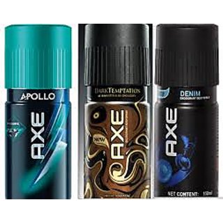 Online AXE Deo Pack of 3 Prices - Shopclues India