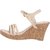 SHOFIEE Women Cream Coloured cork Trendy Wedges/party wear/casual /wedding/fashionable stylish sandal
