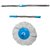 GTC Easy mop 360 Degree Magic Spin Mop with 2 Microfiber Heads (Assorted Color)