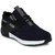 Lavista Blue Fabric Air Mix Slip On Sneaker Casual Shoes For Men