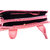 Exotic Collections Pink Color Plane PU Leather Handbag For Women's and Girls