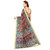 Meia Multicolor Khadi Printed Saree With Blouse