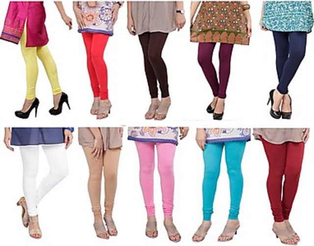 Buy Multicoloured Leggings for Women by GAINELL Online | Ajio.com