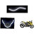 Himmlisch  Flexible 30cm Bike Headlight Neon LED DRL Tube WHITE For Bajaj Pulsar RS200