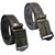 Sunshopping mens brown leatherite auto lock buckle belt (pack of two)