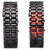 Stainless Steel Black Belt Red LED Bracelet Sport Digital Watch - For Men, Boys 6 month warranty