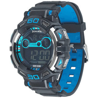 Buy Sonata Round Digital Watch For Men 77009PP02 Online 1549 from ShopClues