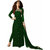 FKART GREEN Georgette Embroidered Salwar Suit Material(GREENMAYSHA)
