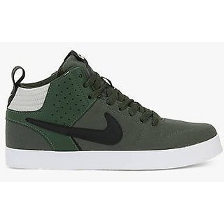nike liteforce iii mid men's black sneaker
