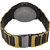 IIK Collection Gold  Black Strap Metal Fashionable Watch For Men  Boy 6 MOH WARRANTYNT
